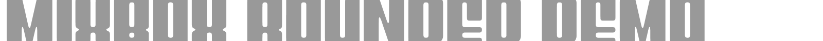 Mixbox font preview